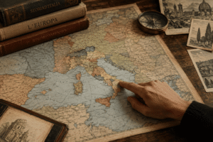 Mappa d’Italia tra storia e viaggio